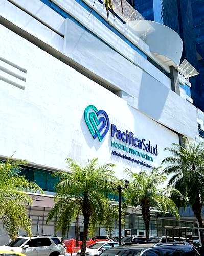 Fachada del Hospital Pacífica Salud, Punta Pacífica